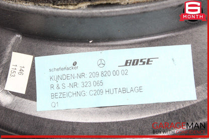 03-09 Mercedes W209 CLK500 CLK350 Rear Left Driver Side Door Speaker Subwoofer