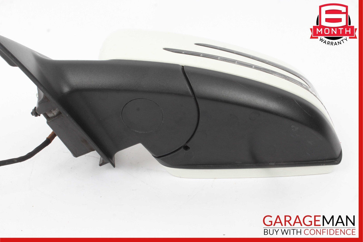 10-12 Mercedes X204 GLK350 Left Driver Side Rear View Door Mirror White OEM