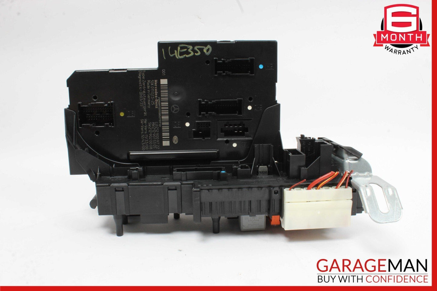10-18 Mercedes W212 E350 Rear Fuse Relay Box SAM Signal Acquisition Assembly OEM