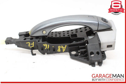 11-18 Audi A8 S8 Front Left Driver Side Exterior Door Handle Gray 4H1837885 OEM