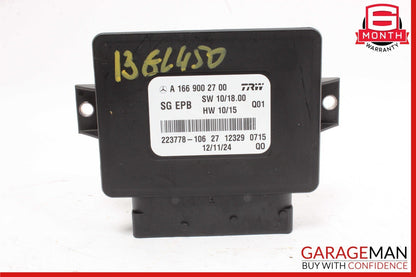 12-16 Mercedes X166 GL450 SLK350 Hand Parking Brake Control Module Unit OEM