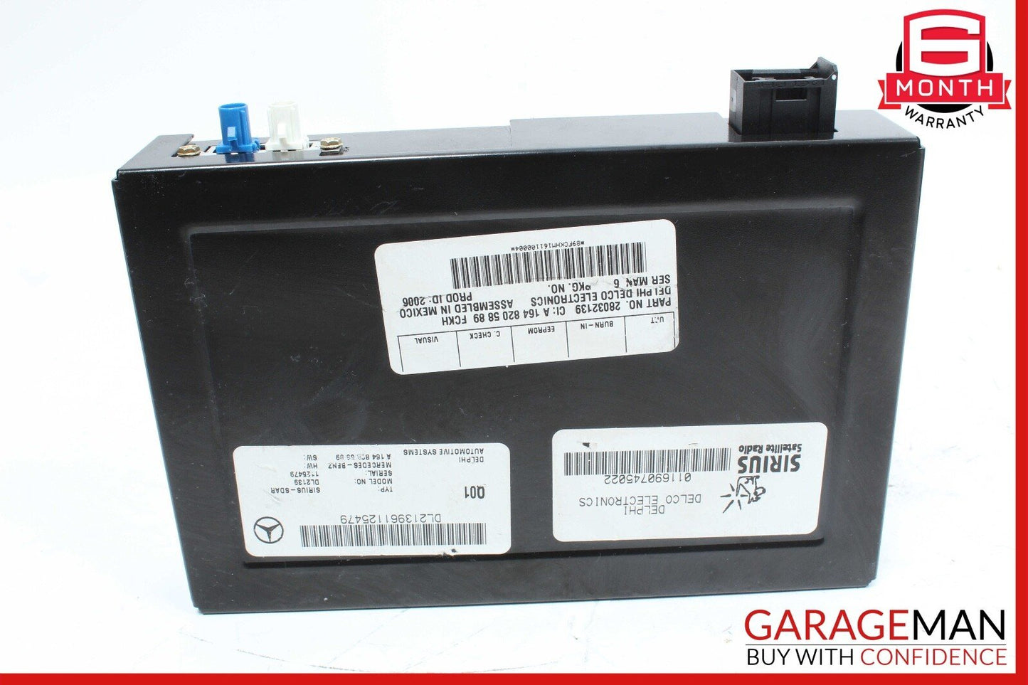 03-09 Mercedes ML500 GL450 E350 Sirius Satellite Radio Receiver Module Unit OEM