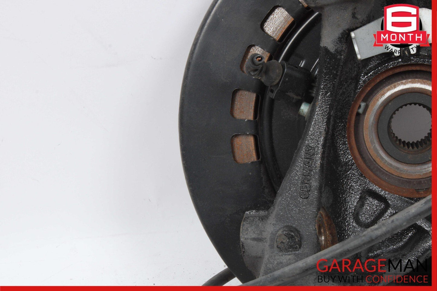 03-10 Porsche Cayenne S 955 957 Rear Left Wheel Spindle Knuckle Hub Bearing OEM