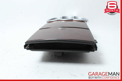 06-09 Mercedes W251 R350 R500 Center Console Cup Holder Ashtray Trim Cover Wood