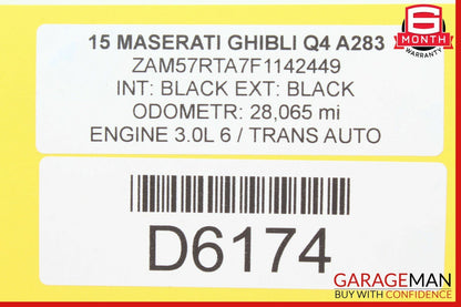 14-17 Maserati Ghibli Dashboard Dash Instrument Panel Analog Clock 670021647 OEM