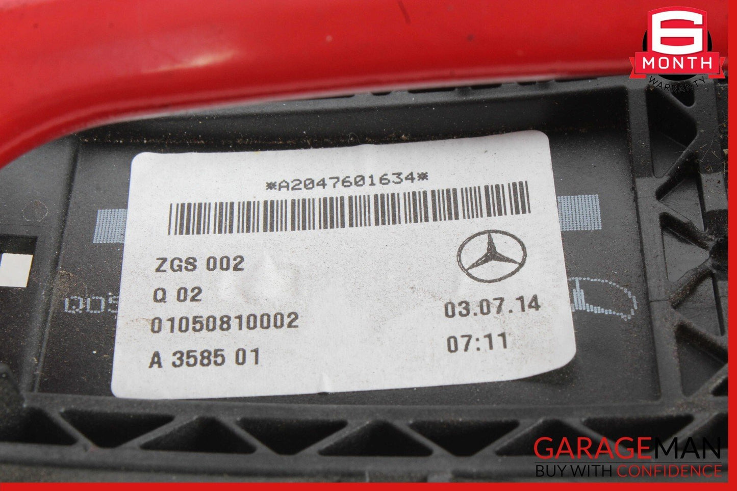10-15 Mercedes R172 SLK250 E350 Rear Right Side Exterior Door Handle OEM