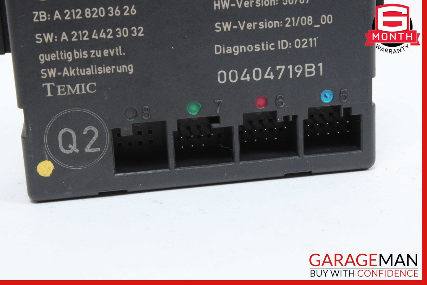 08-18 Mercedes W204 C300 E400 Front Right Side Door Control Module OEM