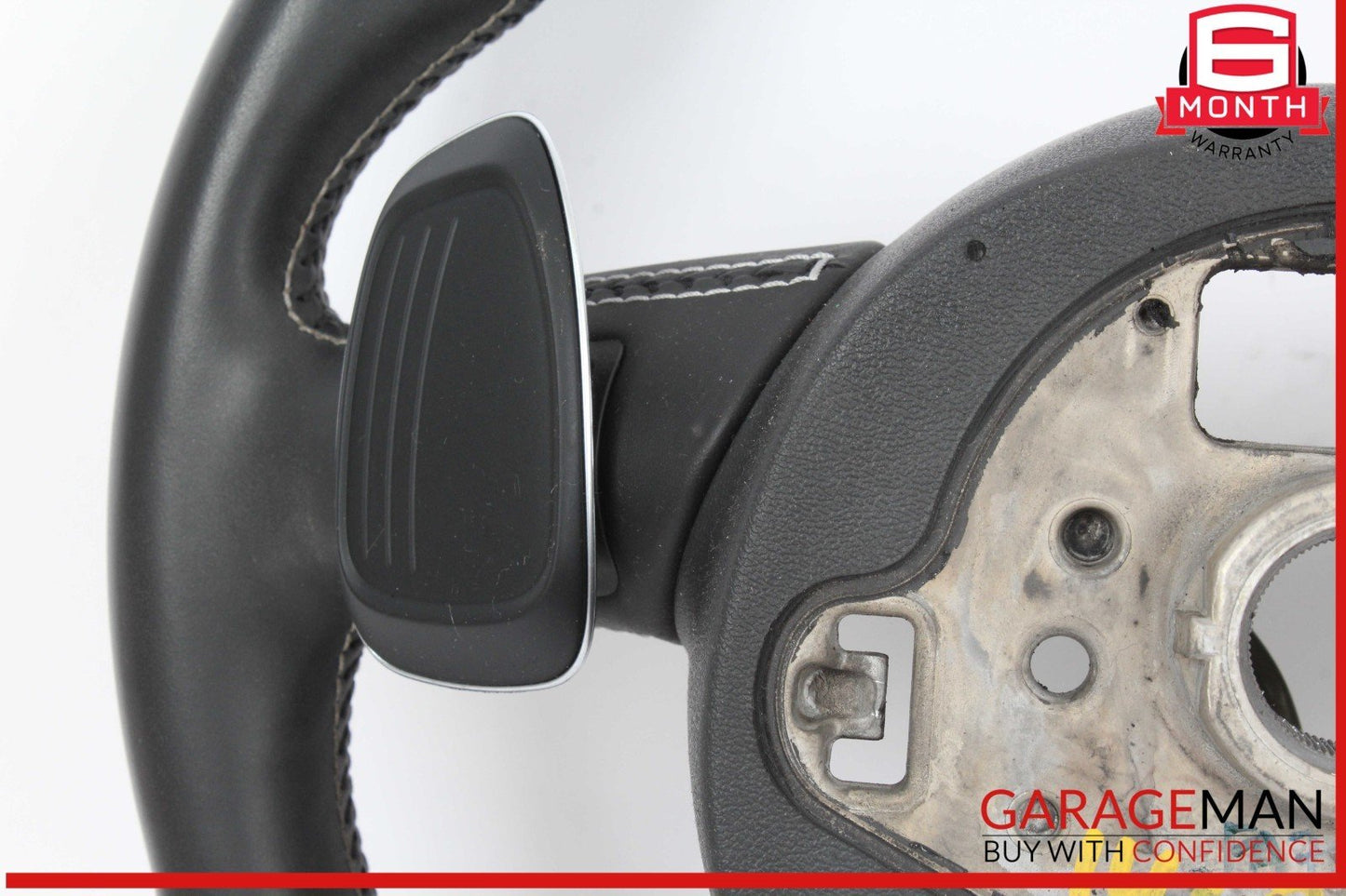 14-16 Audi SQ5 Front Left Driver Side Steering Wheel w/ Paddle Shifters OEM