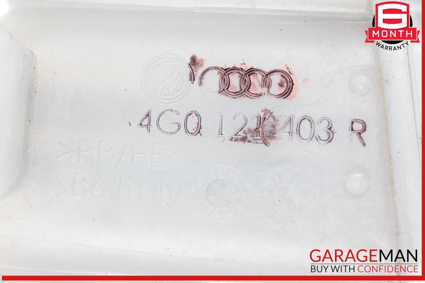 12-18 Audi A6 Radiator Coolant Overflow Reservoir Bottle Tank 4G0121403R Genuine
