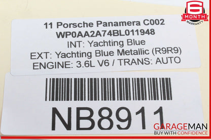 10-16 Porsche Panamera 970 Rear Right Passenger Side Door Control Module OEM