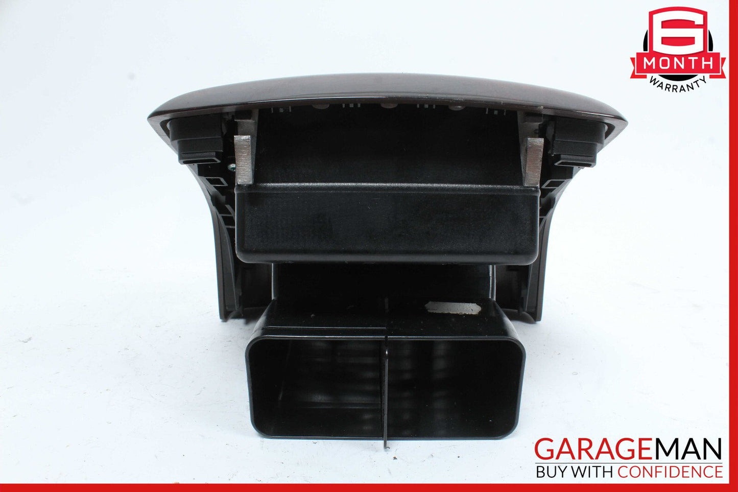 07-13 Mercedes W221 S550 Rear Center Console AC A/C Air Vent Trim Panel Wood