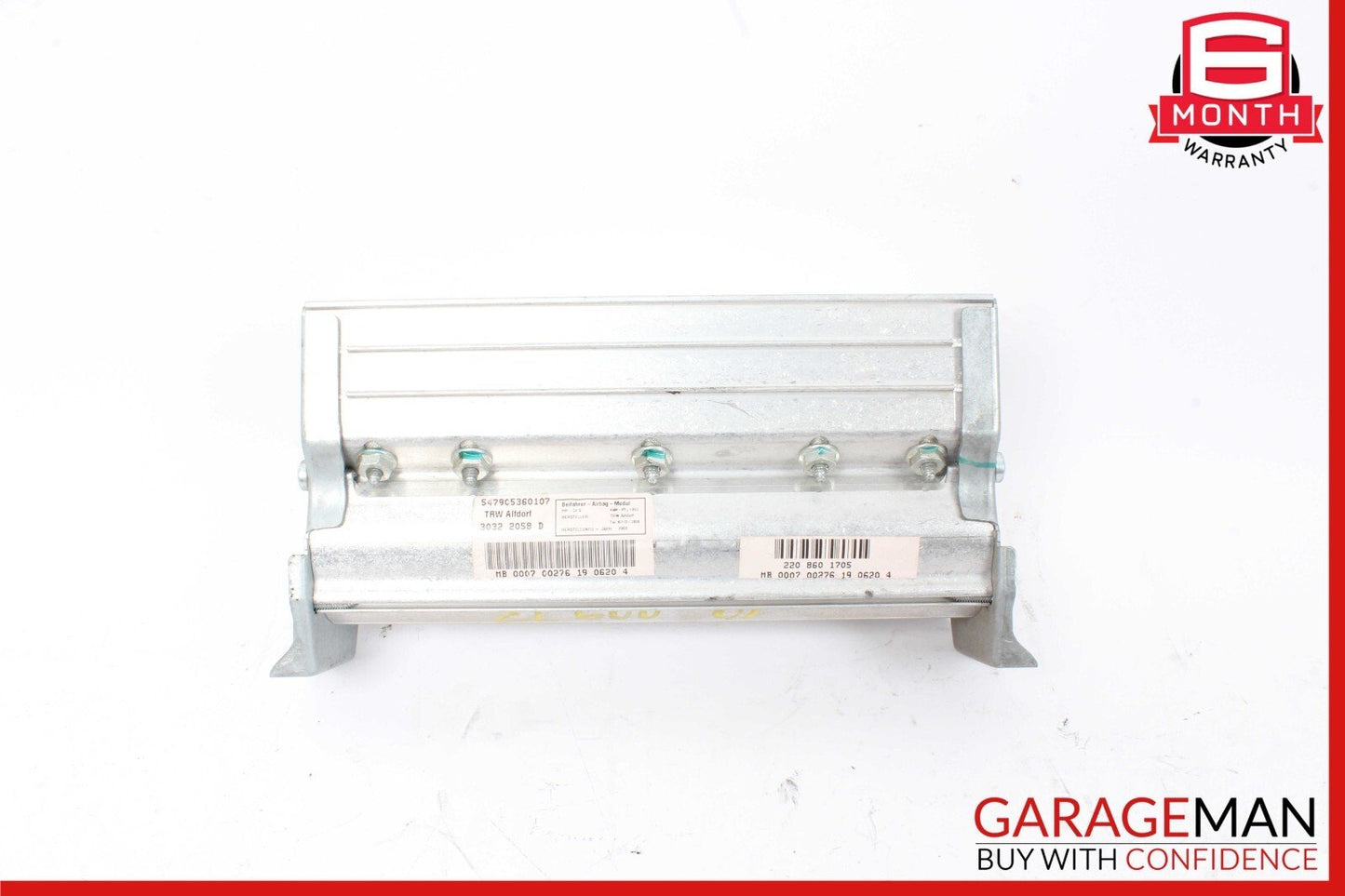00-06 Mercedes W215 CL600 S430 S500 Front Right Dash Dashboard Airbag Air Bag