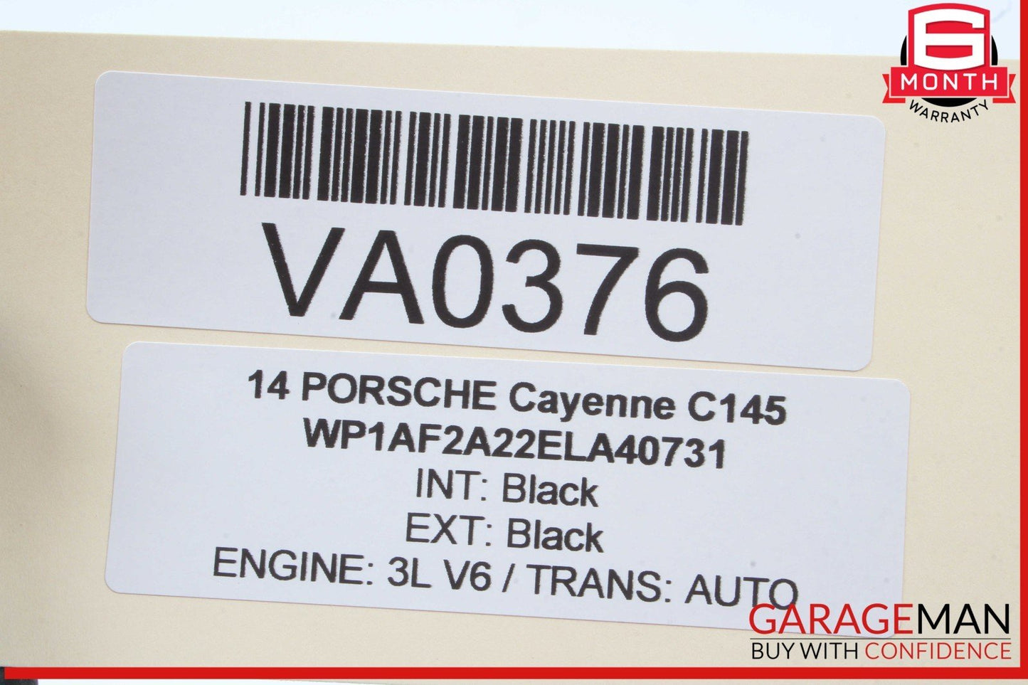 11-18 Porsche Cayenne 958 S Front Right Seat Occupancy Module OEM