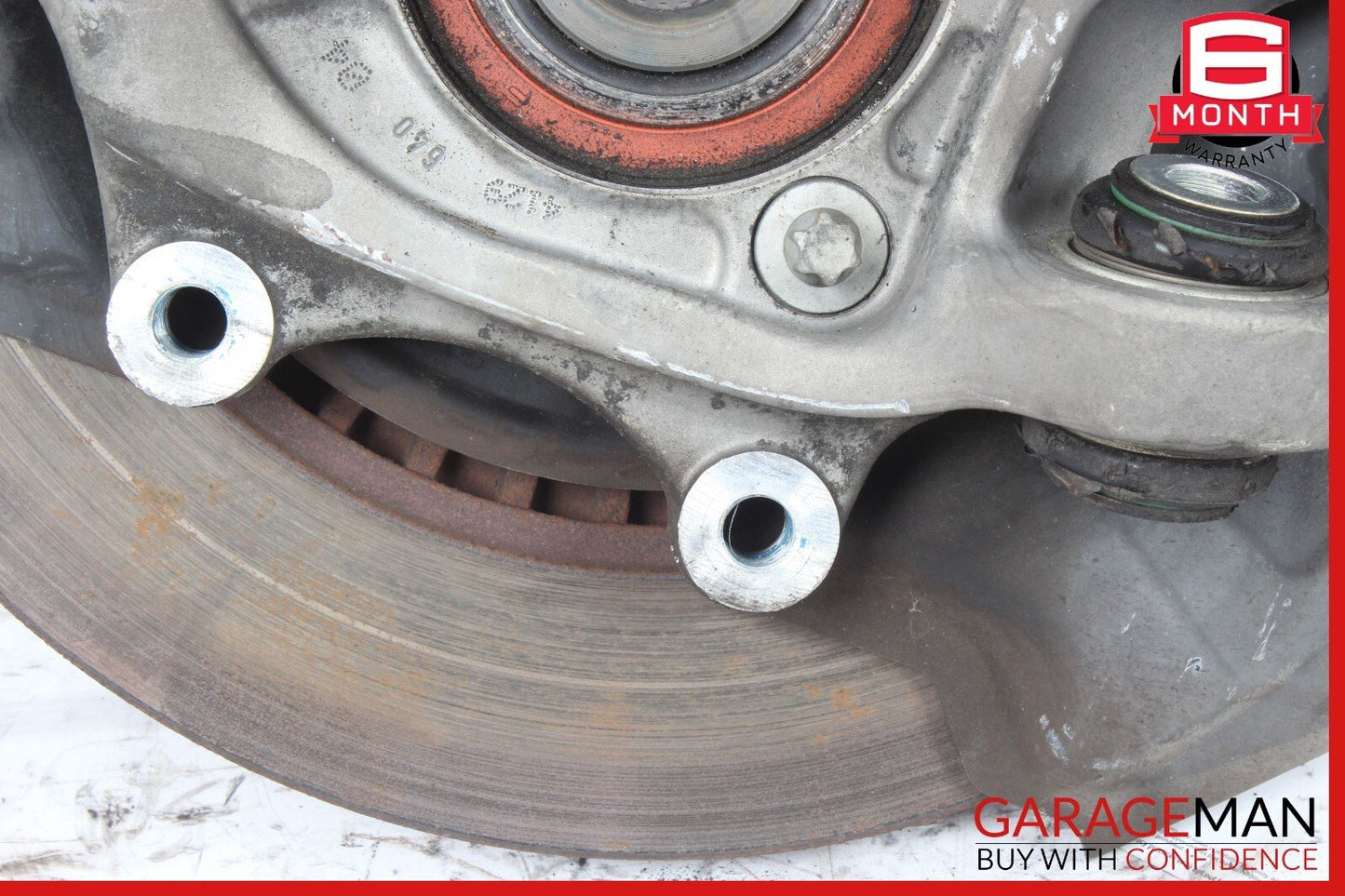 08-15 Mercedes W212 E350 Rear Left Side Spindle Knuckle Hub Bearing Brake Rotor