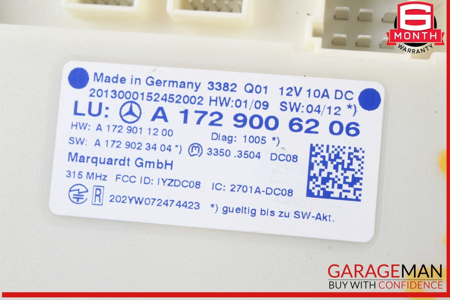 10-15 Mercedes W218 CLS550 C350 CLS63 Keyless Go Entry Module 1729006206 OEM