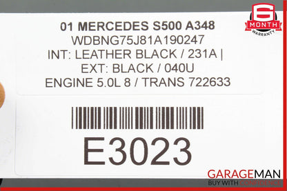 00-06 Mercedes W220 S430 S500 Front Left & Right Under Dash Lower Speaker Set