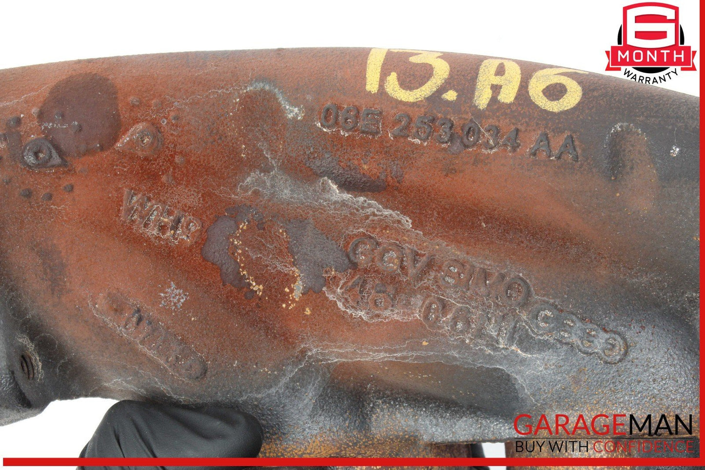 12-15 Audi A6 Right Passenger Side Exhaust Manifold OEM