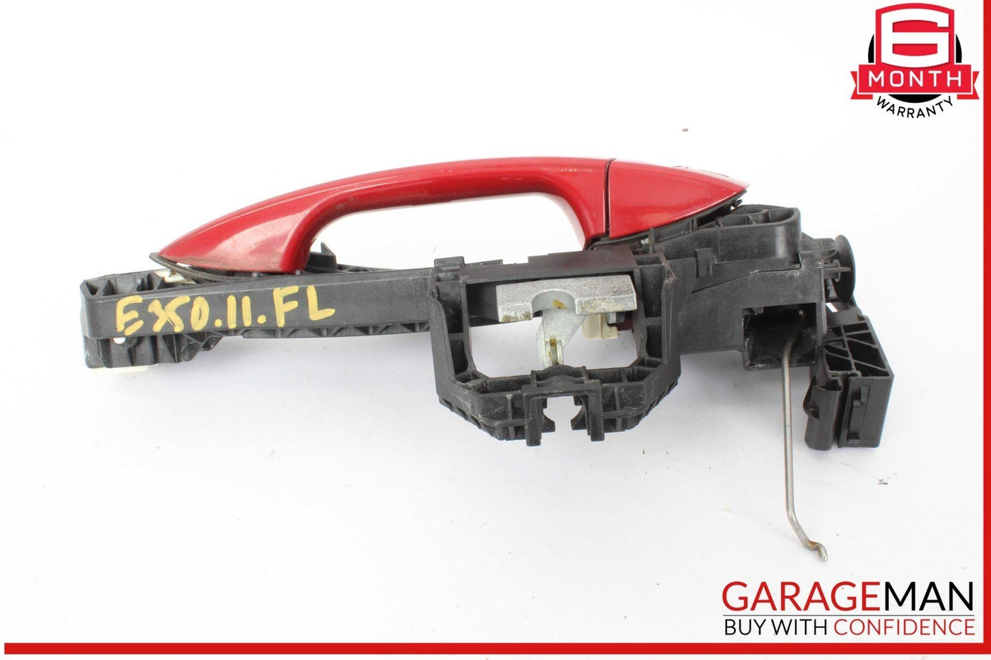 10-13 Mercedes W212 E350 Front Left Driver Side Exterior Door Handle Red OEM