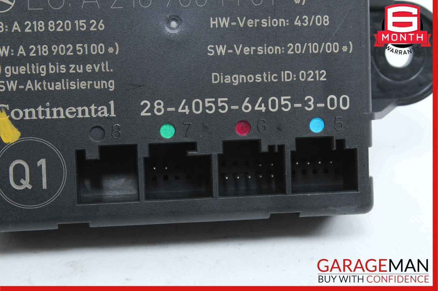 08-18 Mercedes W204 C250 C300 Rear Left Side Door Control Module Unit OEM