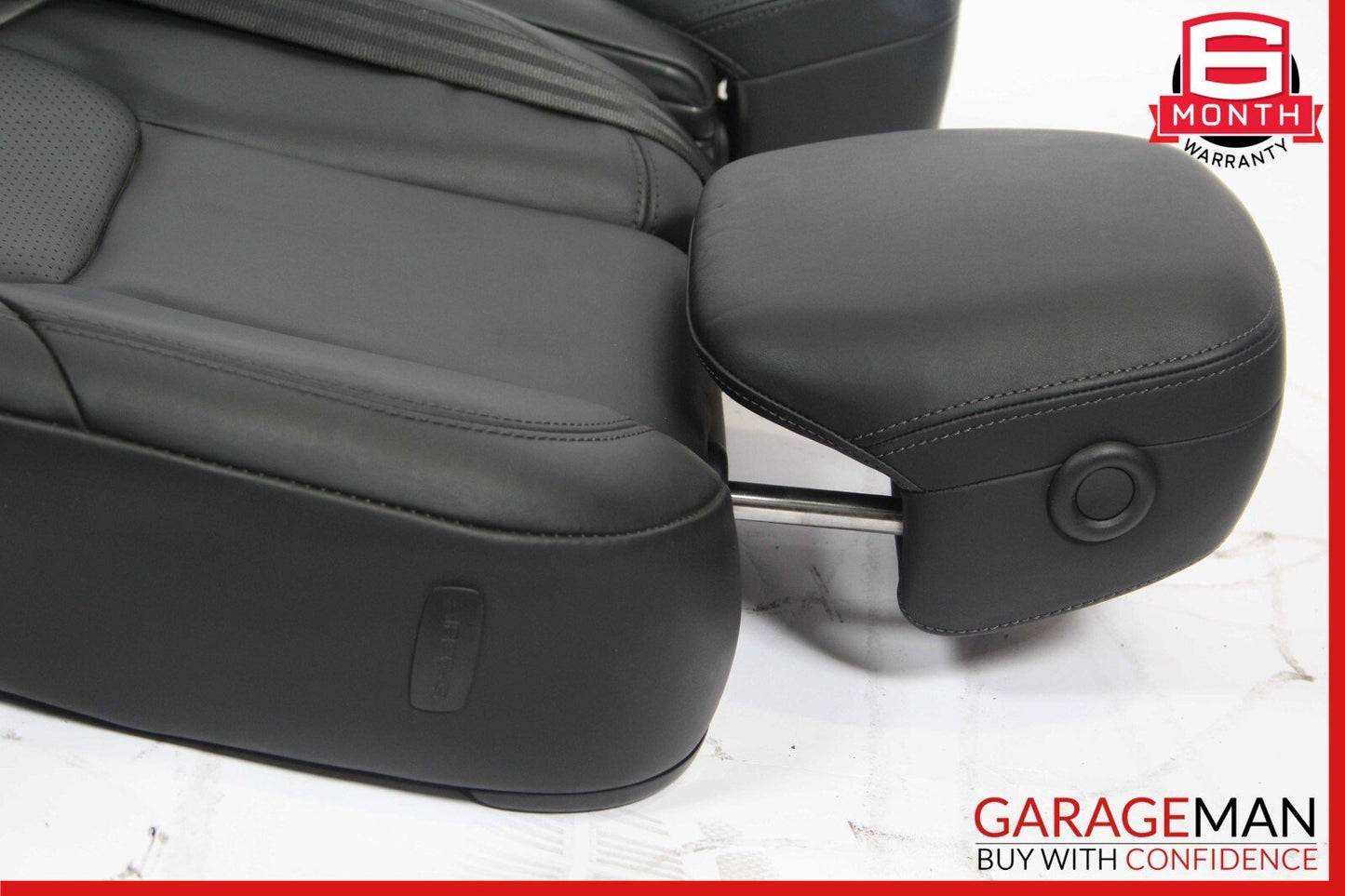 11-13 Porsche Cayenne 958 Hybrid Rear Left Top Upper Seat Cushion Assy Black