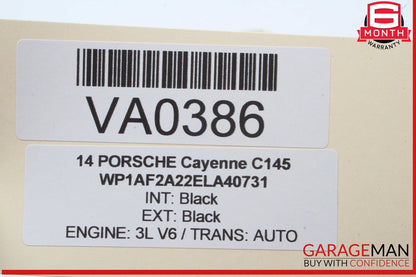 11-18 Porsche Cayenne 958 S Rear Left Side Door Window Regulator Motor Unit OEM
