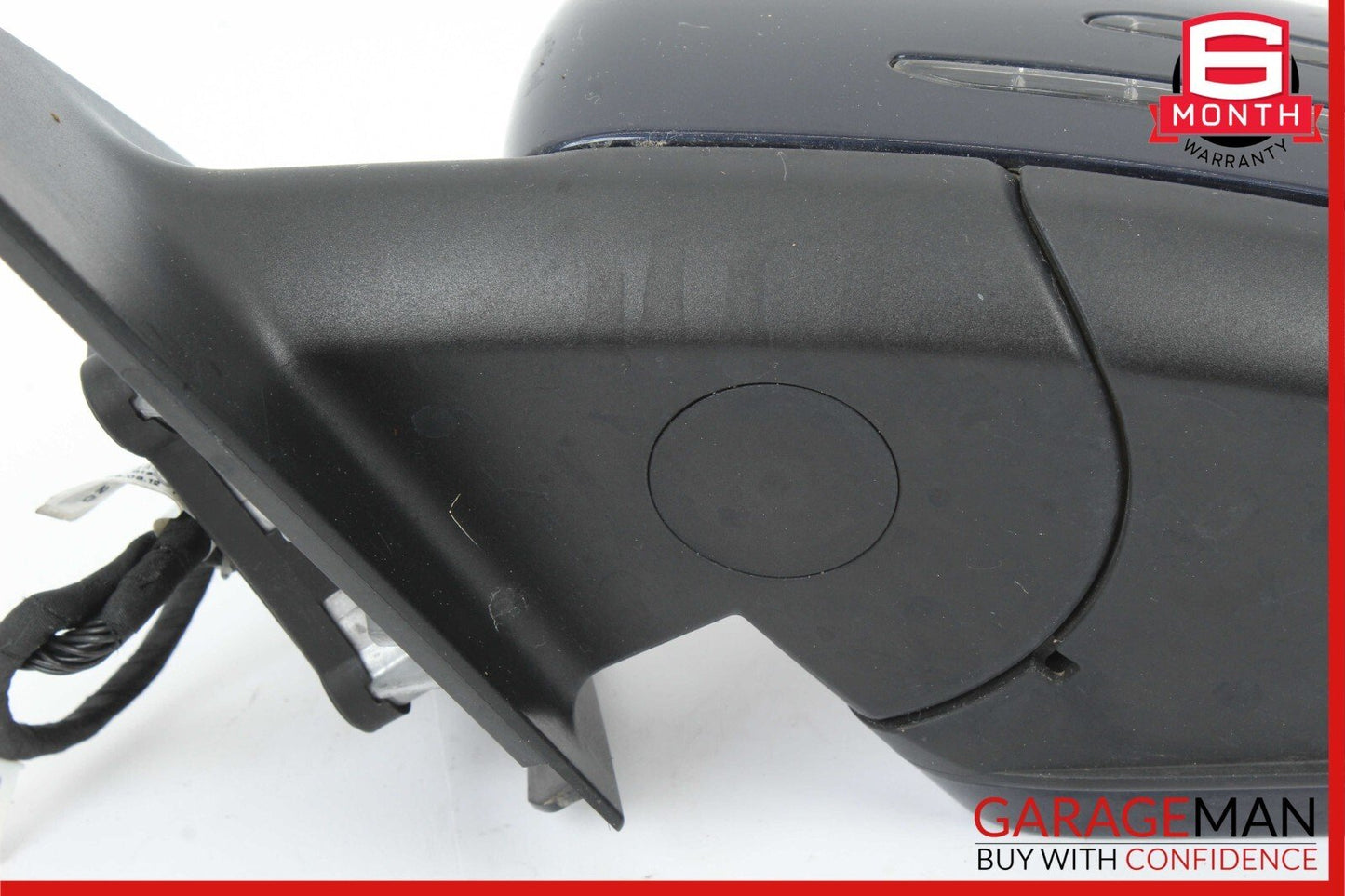 12-14 Mercedes W204 C250 C300 Front Left Side Mirror Door Rear View Black OEM