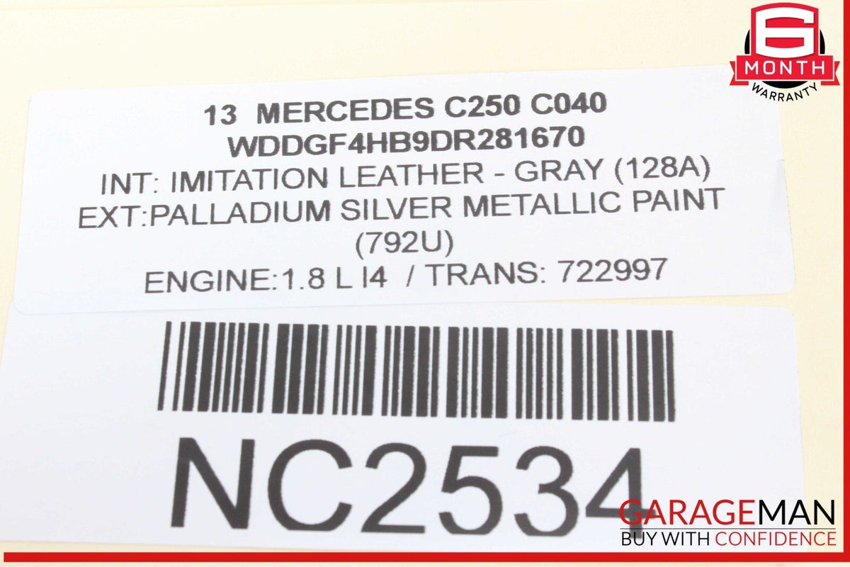 08-18 Mercedes W204 C250 C300 CLS550 Front Left Side Door Control Module OEM