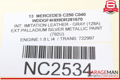 08-18 Mercedes W204 C250 C300 CLS550 Front Left Side Door Control Module OEM