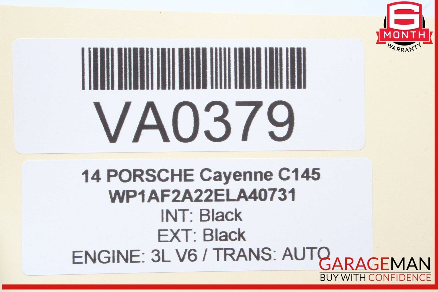 11-16 Porsche Cayenne 958 Hybrid S Rear View Backup Camera Control Module OEM