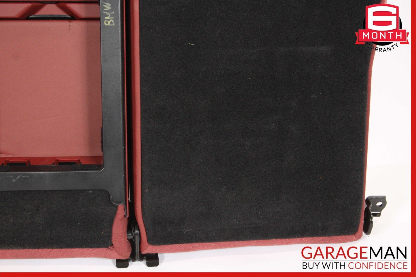 13-19 BMW 650i F06 Rear Top Upper Seat Cushion Cover Armrest Assembly Red OEM