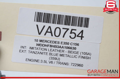 08-16 Mercedes W212 E350 E400 Front Left Driver Side Window Regulator Motor OEM