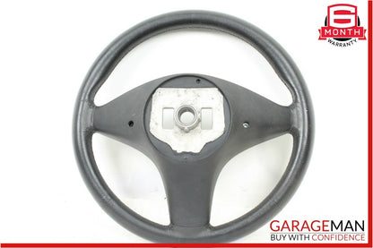 08-11 Mercedes W204 C250 C300 Driver 3 Spoke Steering Wheel Black Leather OEM