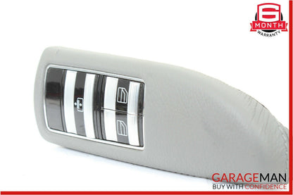 07-13 Mercedes W221 S550 Rear Left Side Door Window Switch Control Trim Gray