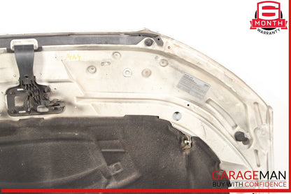 09-16 Audi A4 S4 Front Hood Shell Bonnet Panel White OEM