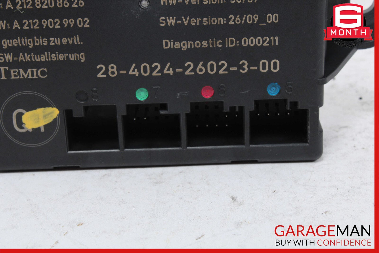 08-18 Mercedes W204 C250 C350 GLK350 Rear Right Side Door Control Module OEM