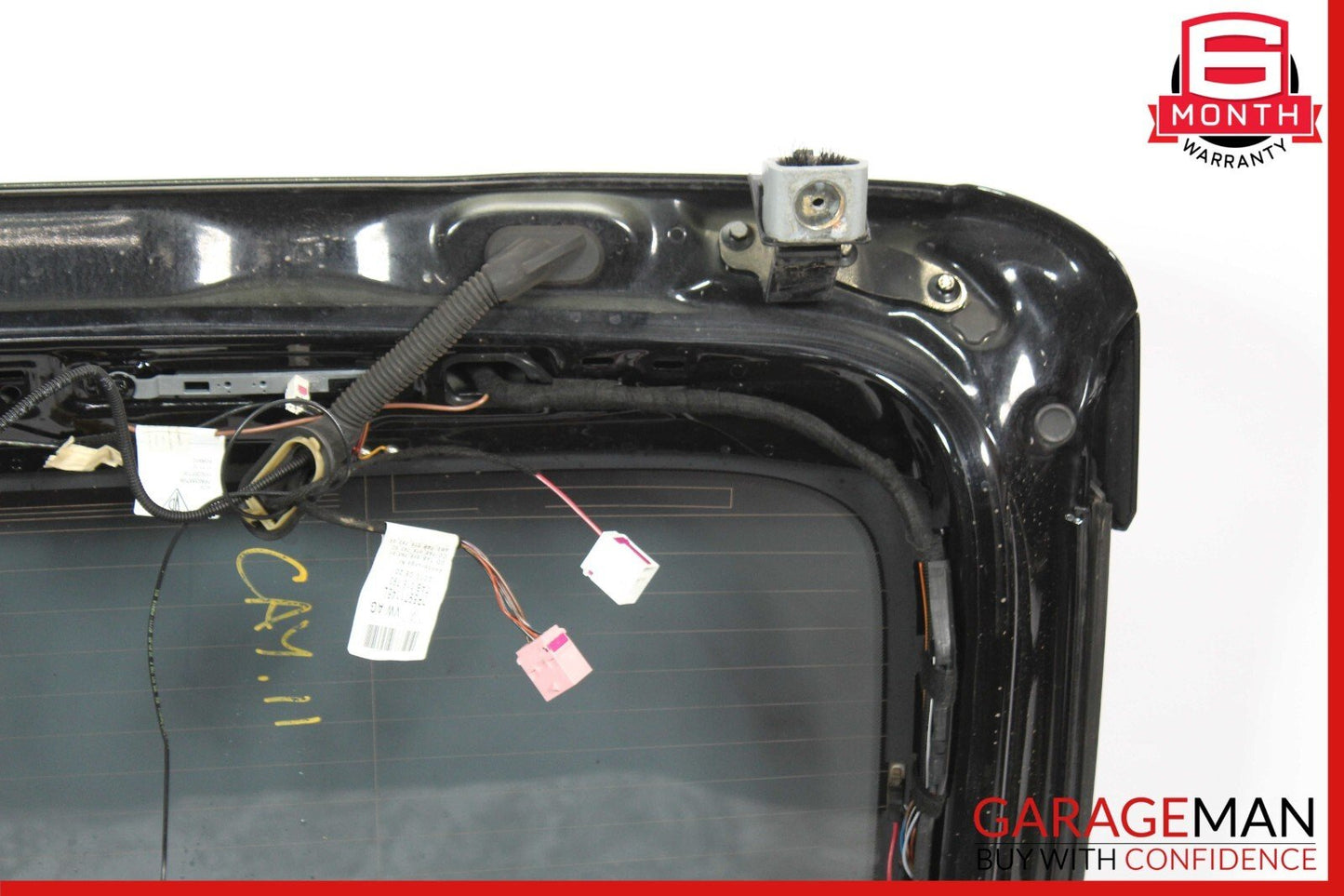 11-14 Porsche Cayenne 958 Trunk Lid Liftgate Tailgate Hatch Shell Black OEM