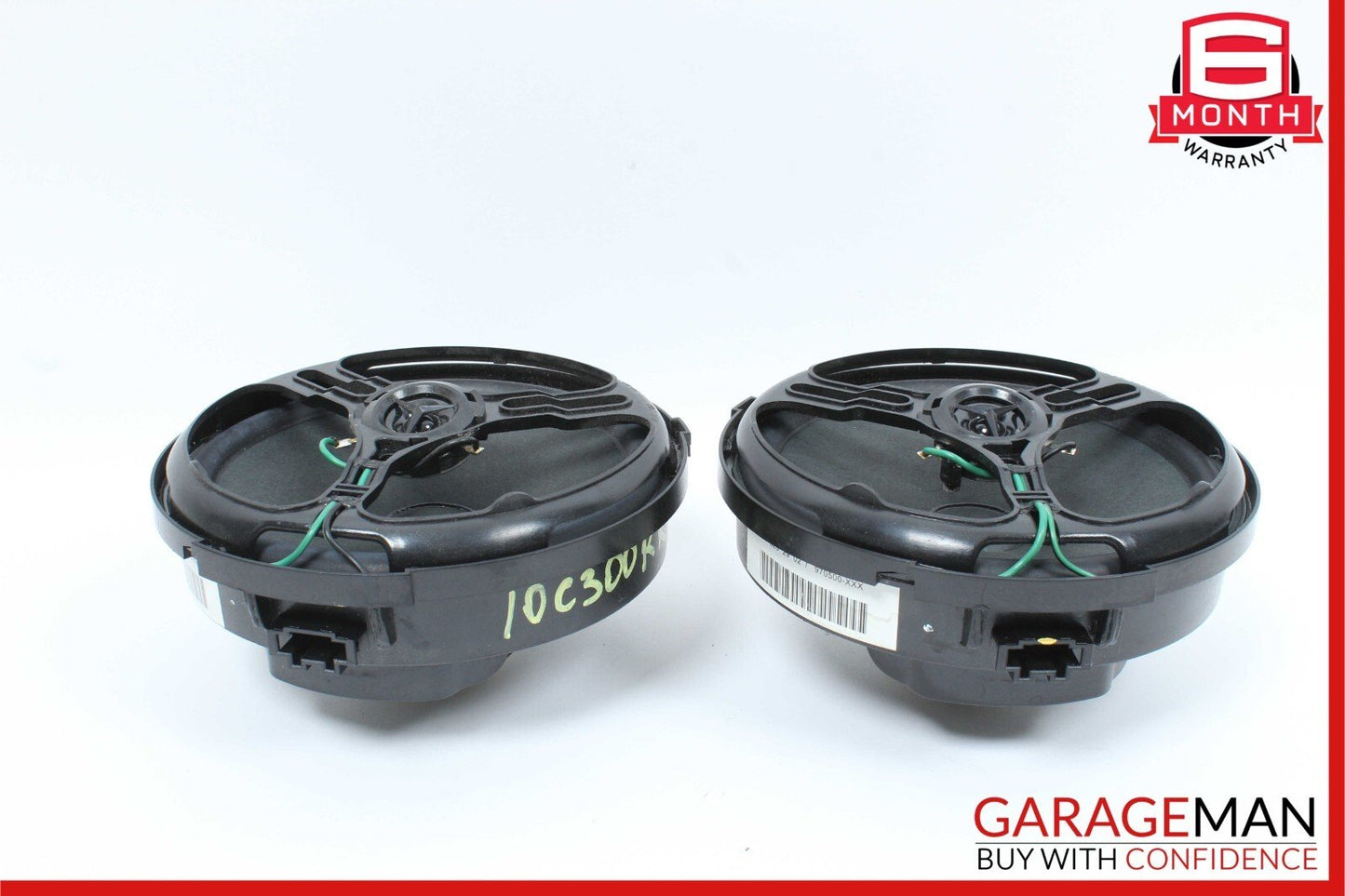 08-15 Mercedes X204 GLK350 C300 Rear Left & Right Door Sound Speakers Set of 2