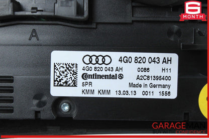 12-18 Audi A7 A6 Front AC Air Conditioning Temperature Climate Control Panel OEM