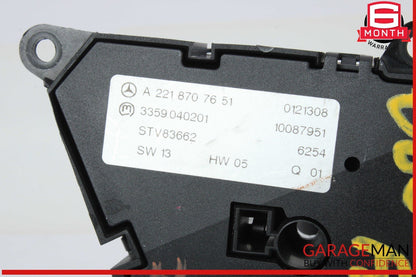 07-14 Mercedes W221 S550 CL550 Front Left Driver Seat Control Memory Switch OEM