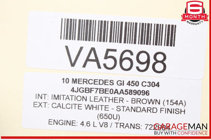 07-15 Mercedes X164 GL450 CL550 CLK550 Engine Coolant Motor Water Pump OEM
