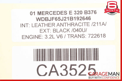 98-03 Mercedes W210 E320 E55 AMG Center Pocket Lighter Ashtray Ash Tray Wood