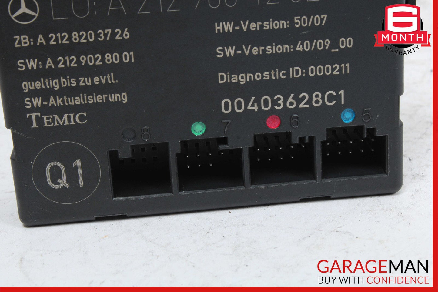 08-18 Mercedes X204 GLK350 E400 Front Left Side Door Control Module OEM