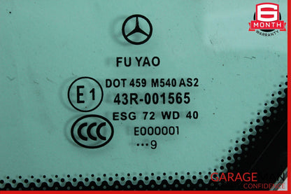10-13 Mercedes W212 E350 E550 Coupe Rear Right Side Quarter Window Glass OEM
