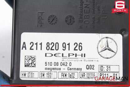 00-12 Mercedes R230 SL500 C230 S430 E320 Anti Theft Alarm Module 2118209126 OEM
