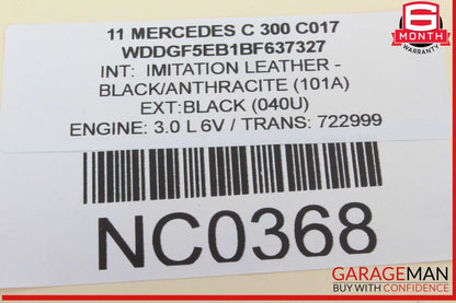 08-18 Mercedes W204 C300 Front Left Driver Side Door Control Module Unit OEM