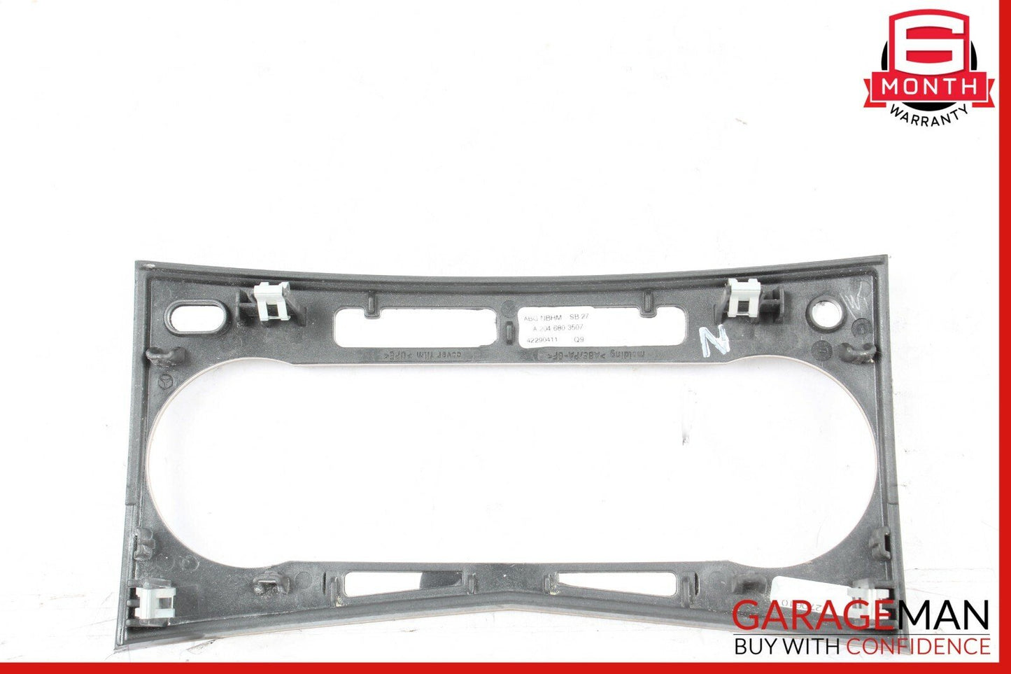 08-14 Mercedes W204 C300 AC A/C Climate Control Switch Trim Cover Bezel Wood