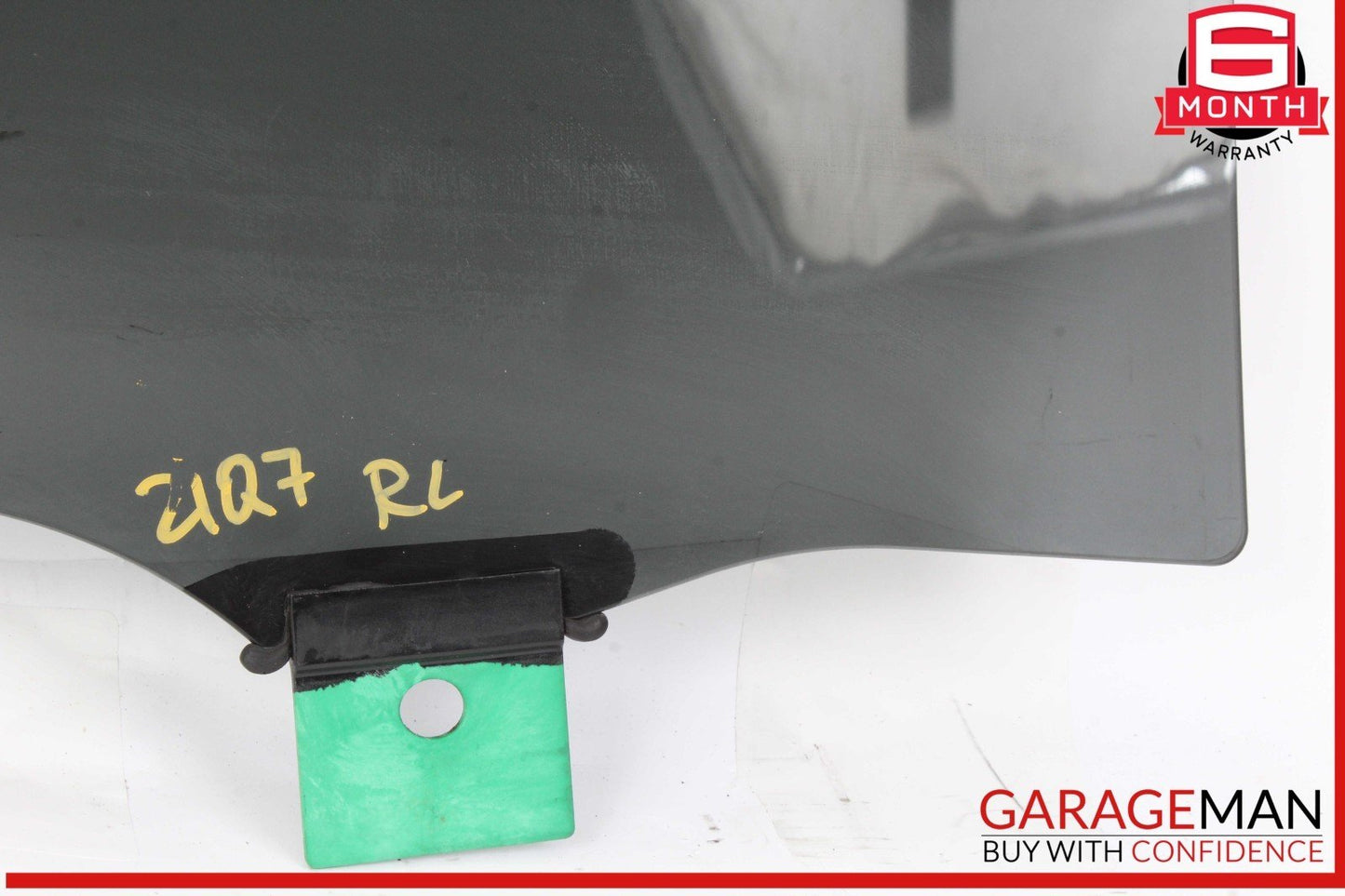 17-24 Audi Q7 Rear Left Driver Side Door Window Glass 4M0845025B OEM