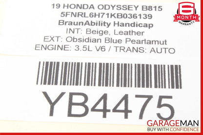 18-22 Honda Odyssey Rear Left Driver Side Upper Control Arm OEM