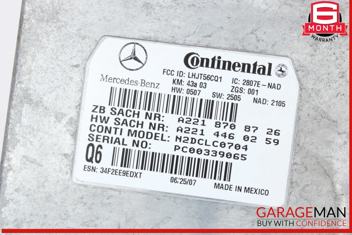 Mercedes W221 S550 CDI Voice Communication Control Module 2218708726 OEM