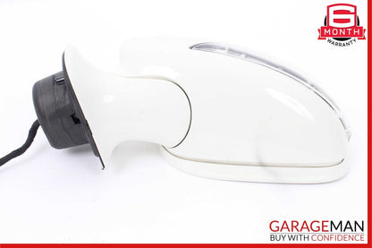 07-09 Mercedes W211 E350 Front Left Side Door Mirror Rear View Calcite White